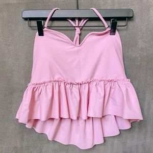 Kortni Jeane Sweetheart Peplum Top NEW